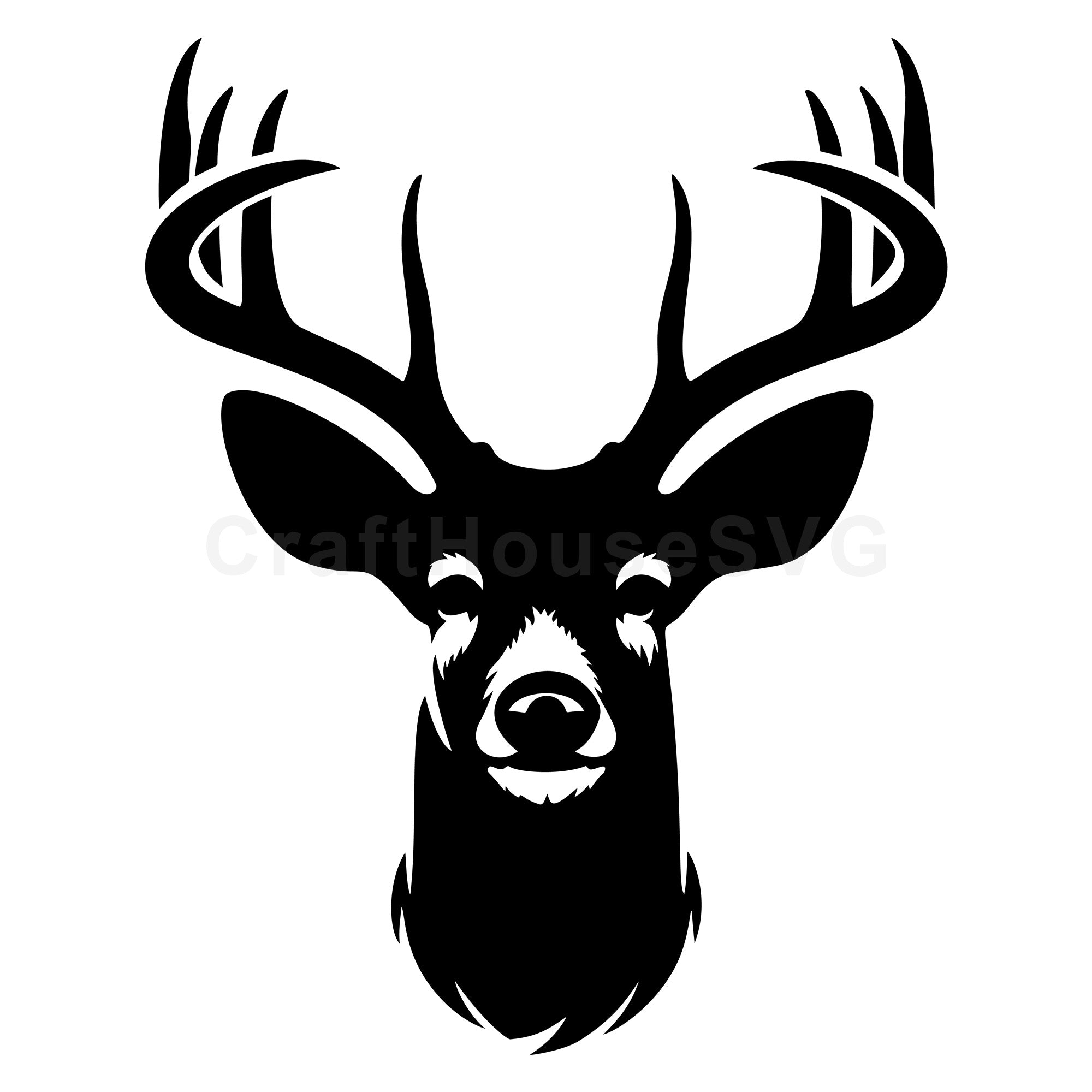 Classic Stag Silhouette SVG