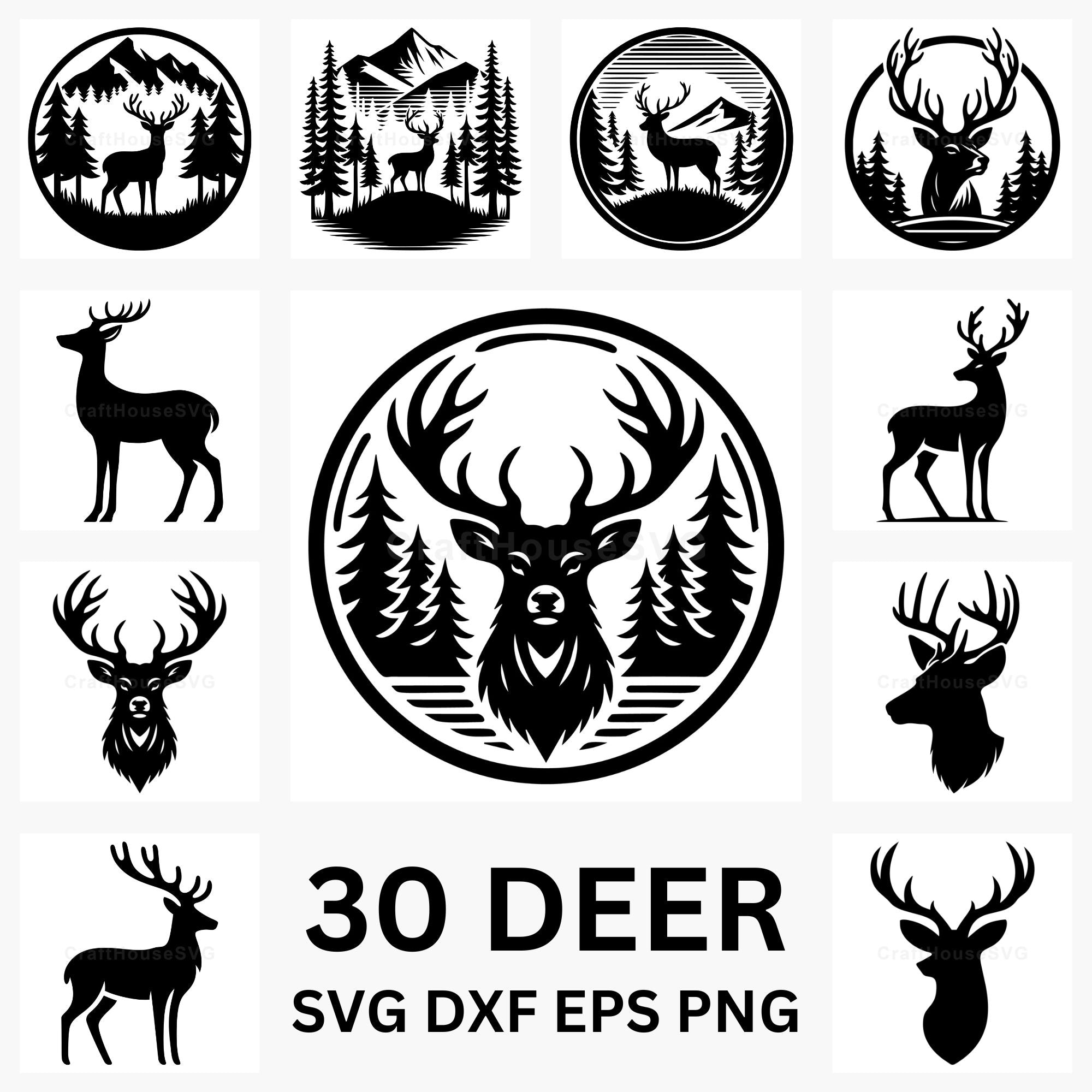 Deer SVG Bundle