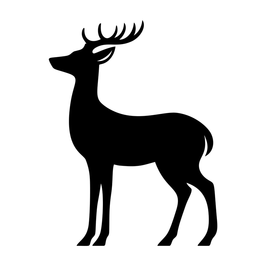 Deer SVG design for Cricut, Silhouette, laser cutting, vinyl, sublimation, and craft projects.