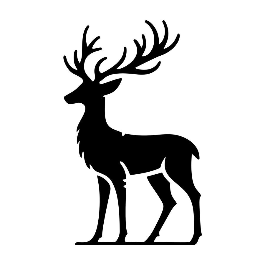 Deer SVG design for Cricut, Silhouette, laser cutting, vinyl, sublimation, and craft projects.