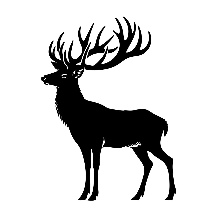 Deer SVG design for Cricut, Silhouette, laser cutting, vinyl, sublimation, and craft projects.
