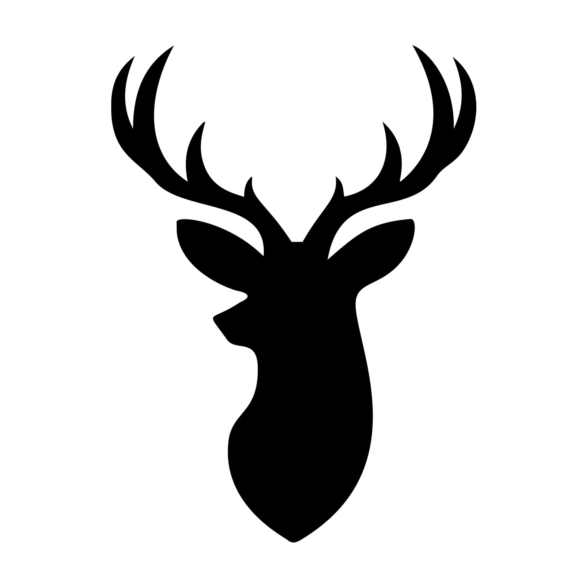 Deer SVG design for Cricut, Silhouette, laser cutting, vinyl, sublimation, and craft projects.