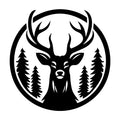 Deer SVG design for Cricut, Silhouette, laser cutting, vinyl, sublimation, and craft projects.
