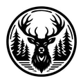 Deer SVG design for Cricut, Silhouette, laser cutting, vinyl, sublimation, and craft projects.