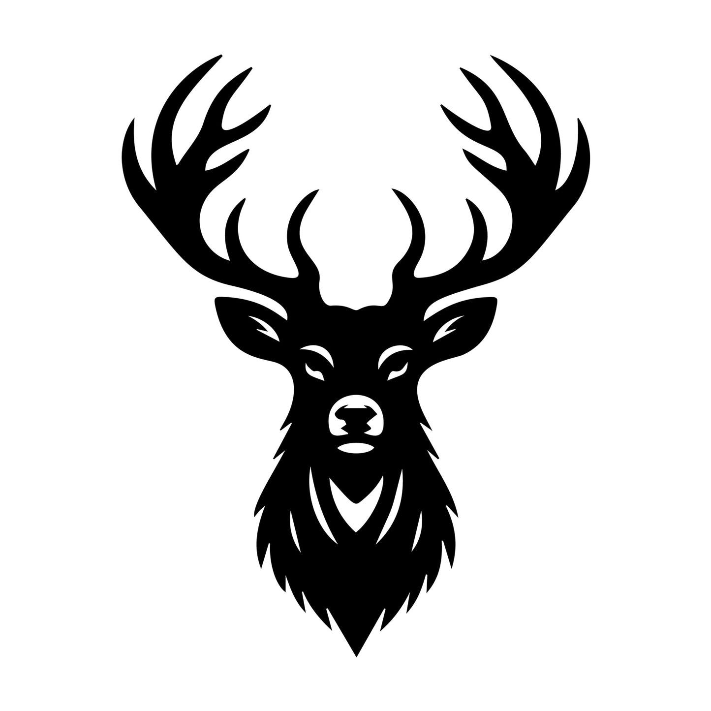 Deer SVG design for Cricut, Silhouette, laser cutting, vinyl, sublimation, and craft projects.