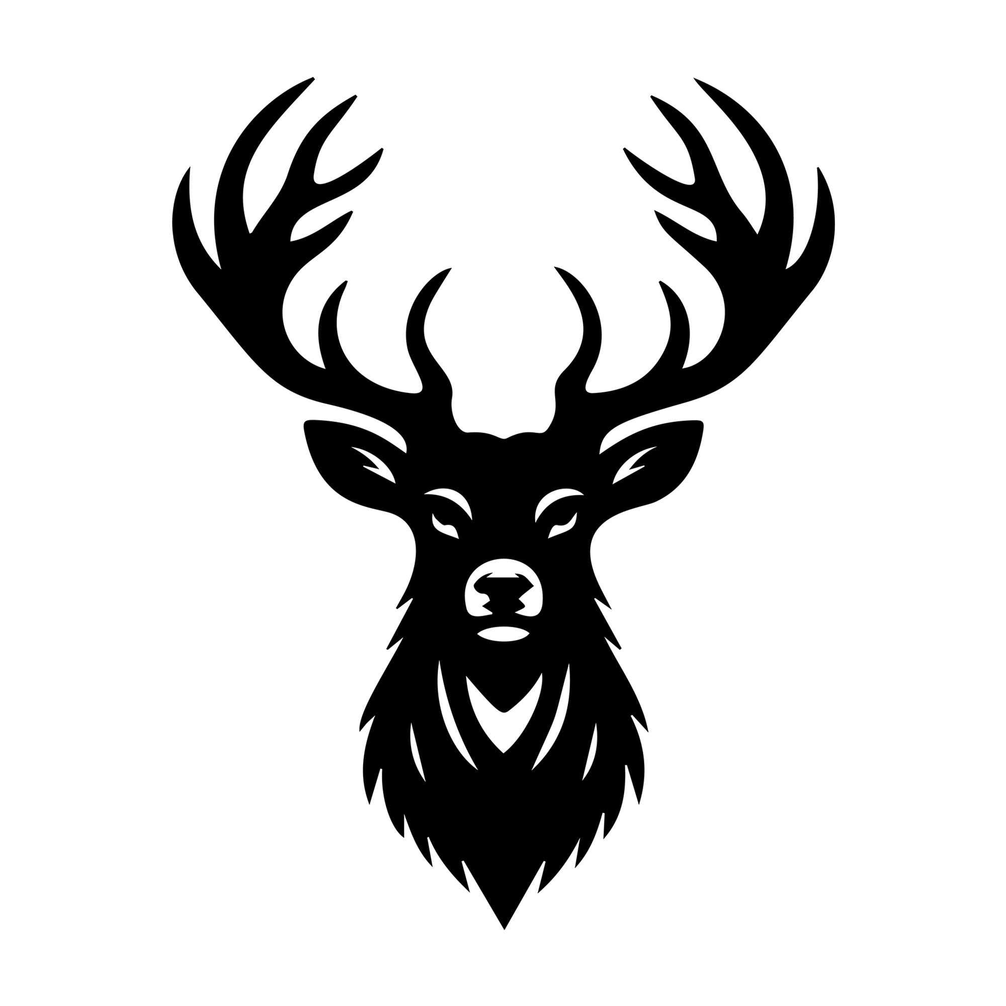 Deer SVG design for Cricut, Silhouette, laser cutting, vinyl, sublimation, and craft projects.