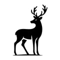 Deer SVG design for Cricut, Silhouette, laser cutting, vinyl, sublimation, and craft projects.