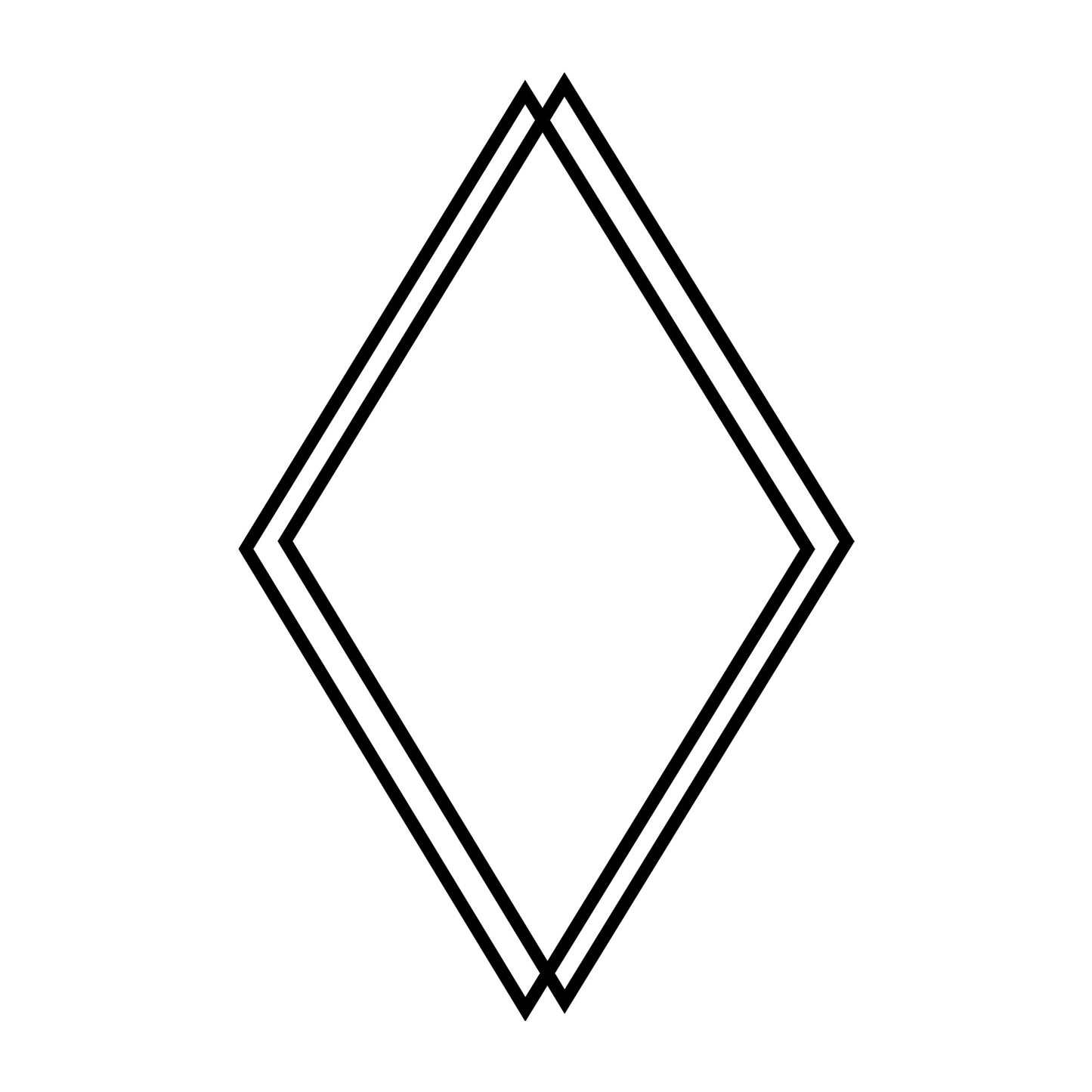 Diamond Frame SVG design for Cricut, Silhouette, laser cutting, vinyl, sublimation, monograms, and craft projects.