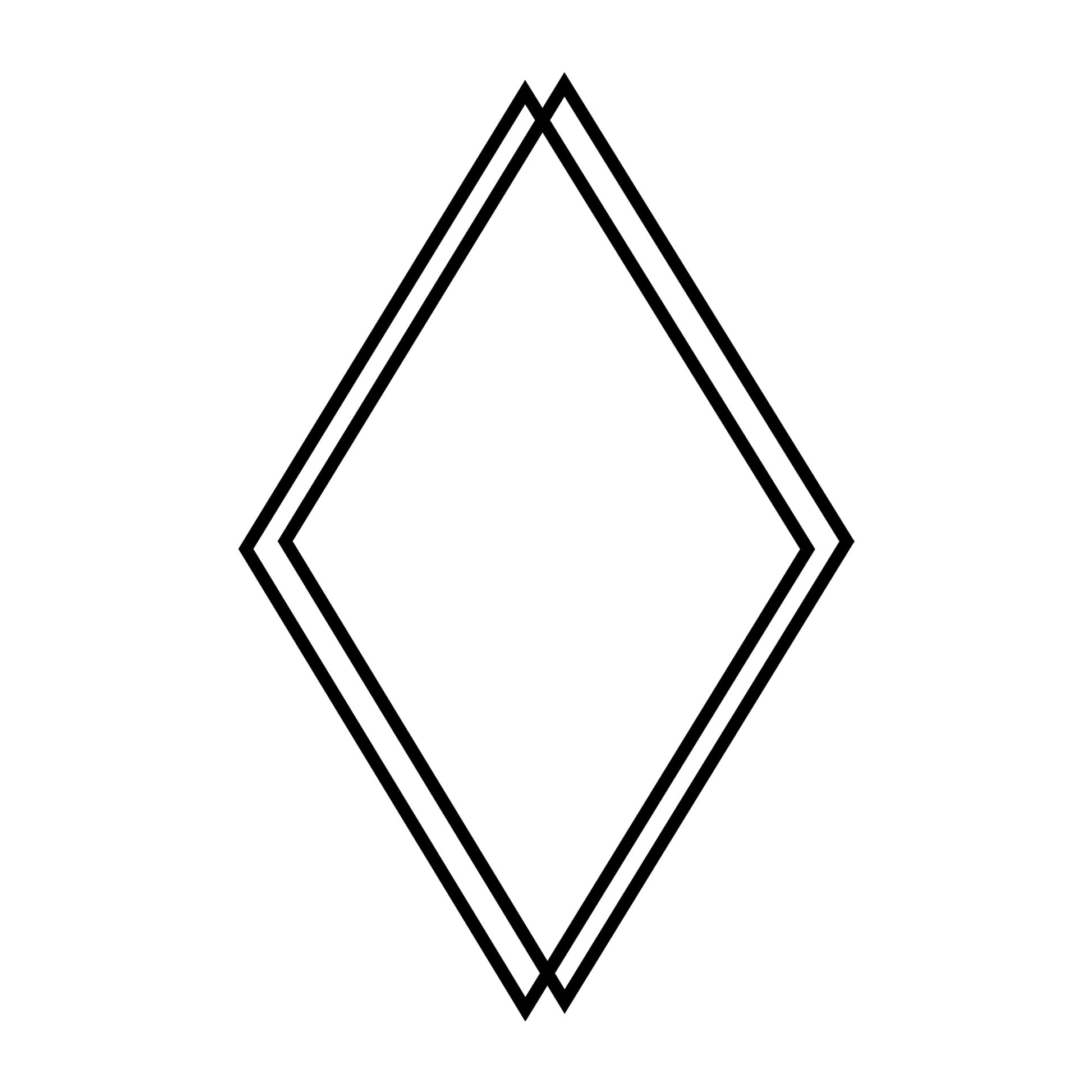 Diamond Frame SVG design for Cricut, Silhouette, laser cutting, vinyl, sublimation, monograms, and craft projects.