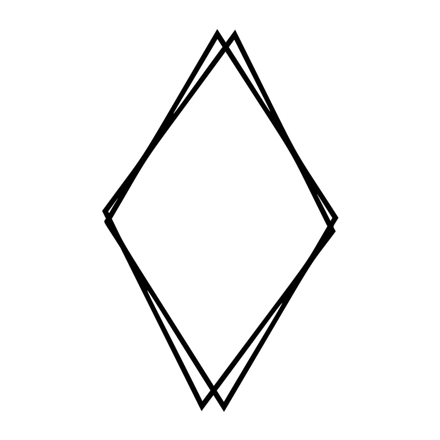 Diamond Frame SVG design for Cricut, Silhouette, laser cutting, vinyl, sublimation, monograms, and craft projects.