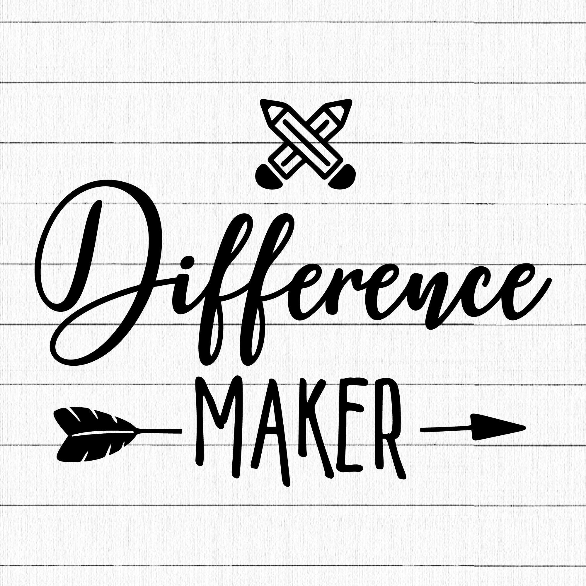 Difference Maker SVG