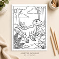 Dinosaur Coloring Page