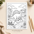Dinosaur Coloring Page