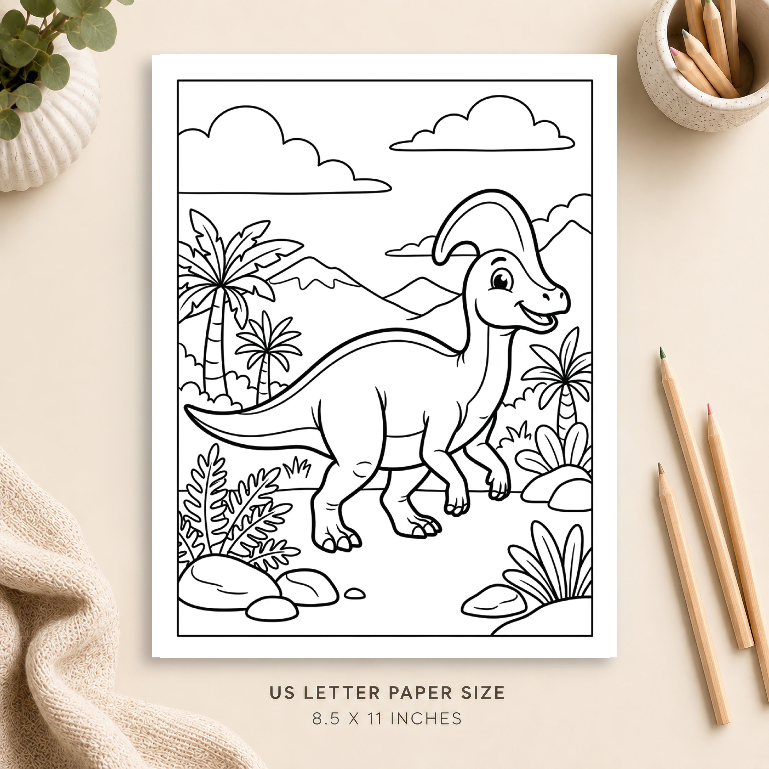 Dinosaur Coloring Page