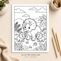 Dinosaur Coloring Page