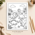 Dinosaur Coloring Page