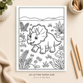 Dinosaur Coloring Page