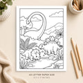 Dinosaur Coloring Page