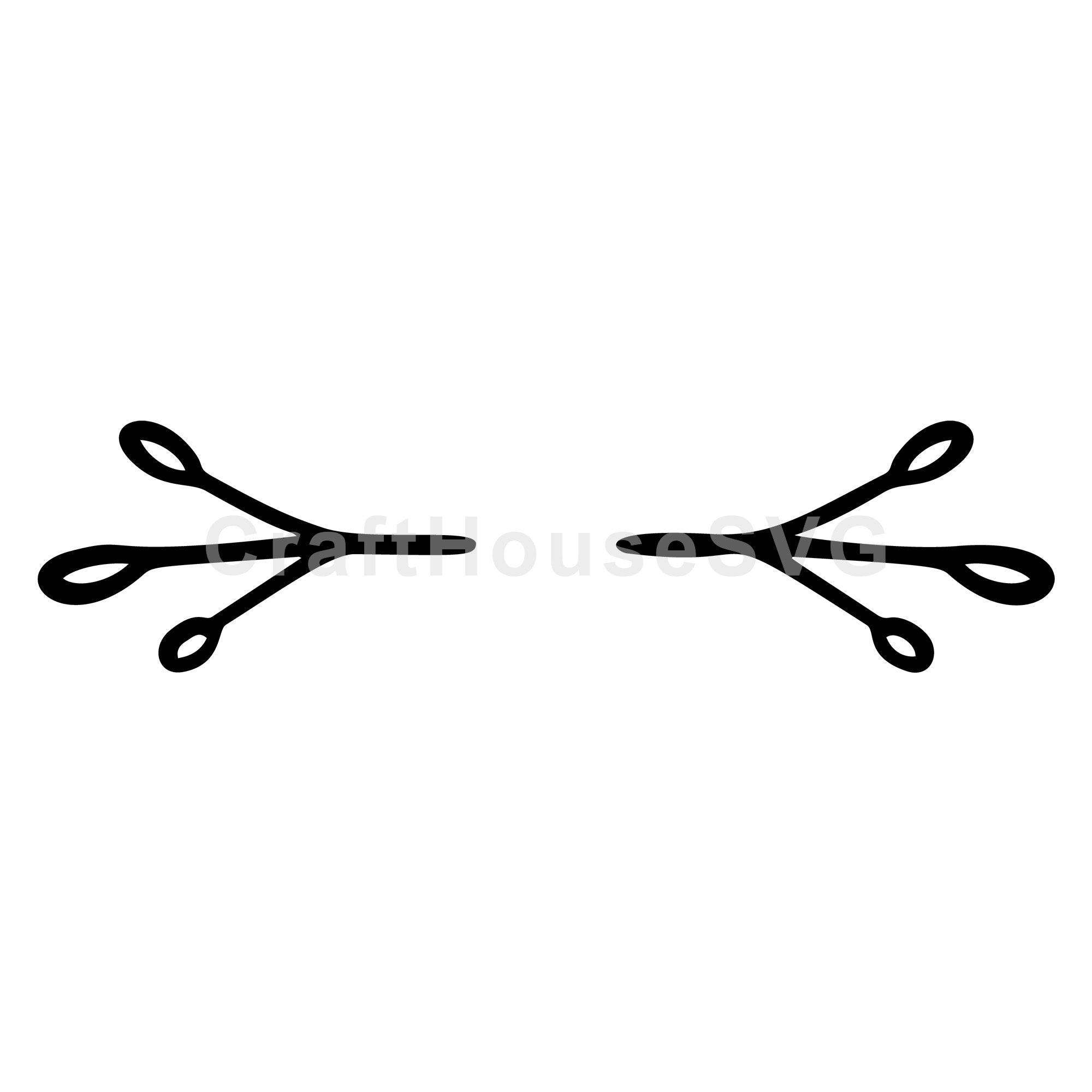 Simple Branch Divider SVG