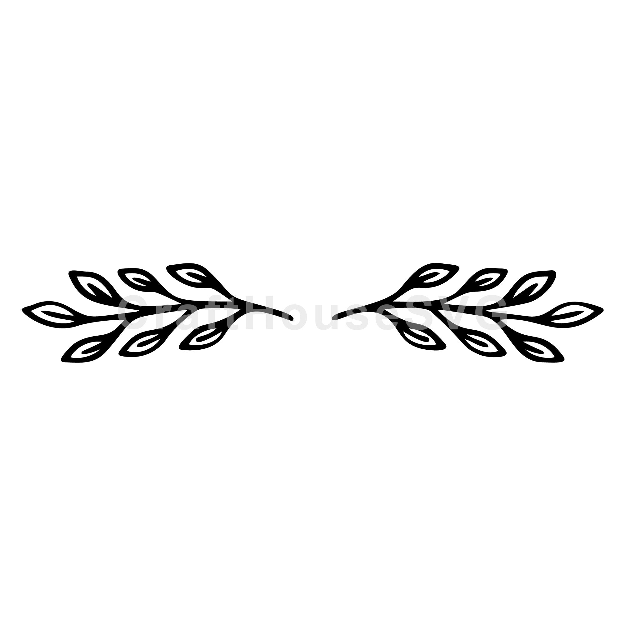 Double Branch Divider SVG