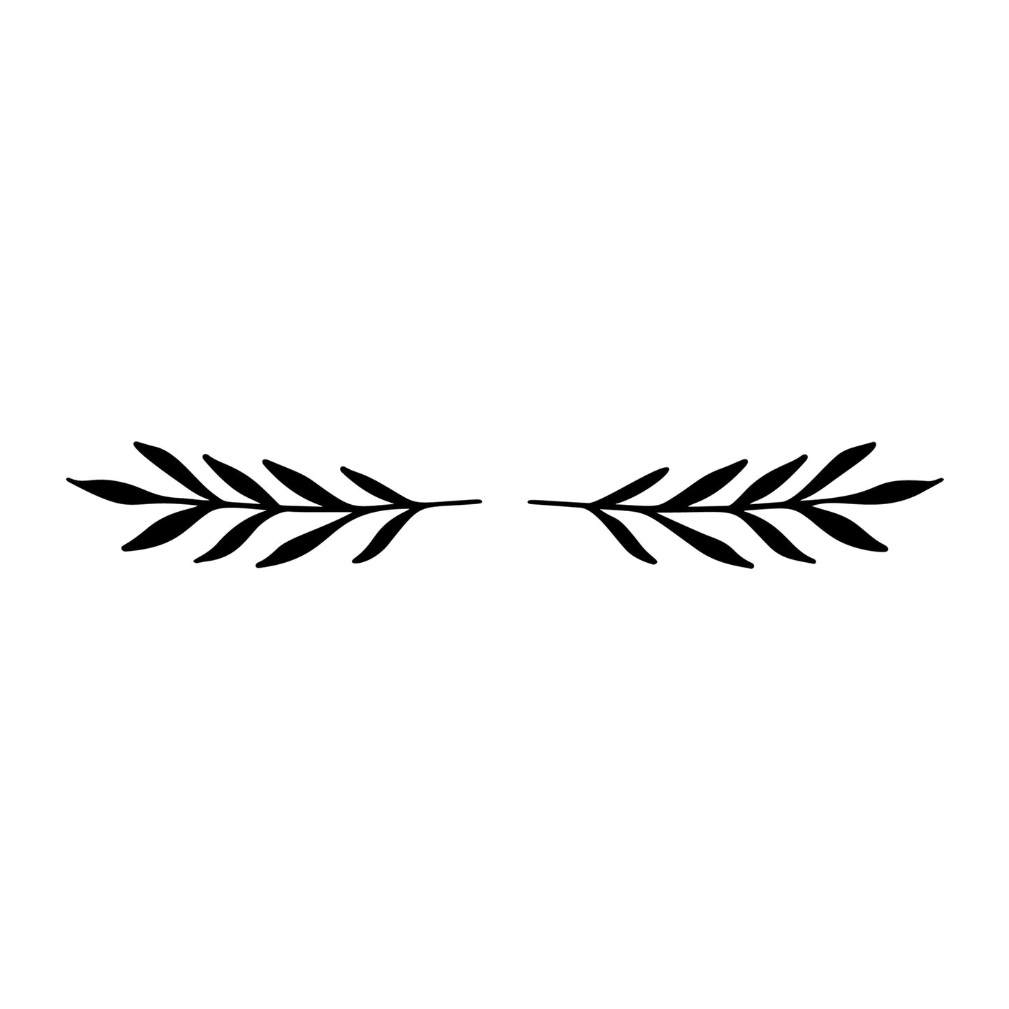 Floral Divider SVG design element for Cricut, Silhouette, laser cutting, vinyl, sublimation, and craft projects.