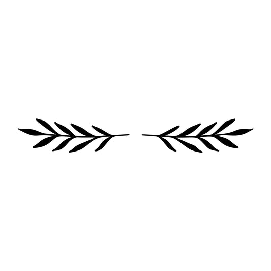 Floral Divider SVG design element for Cricut, Silhouette, laser cutting, vinyl, sublimation, and craft projects.