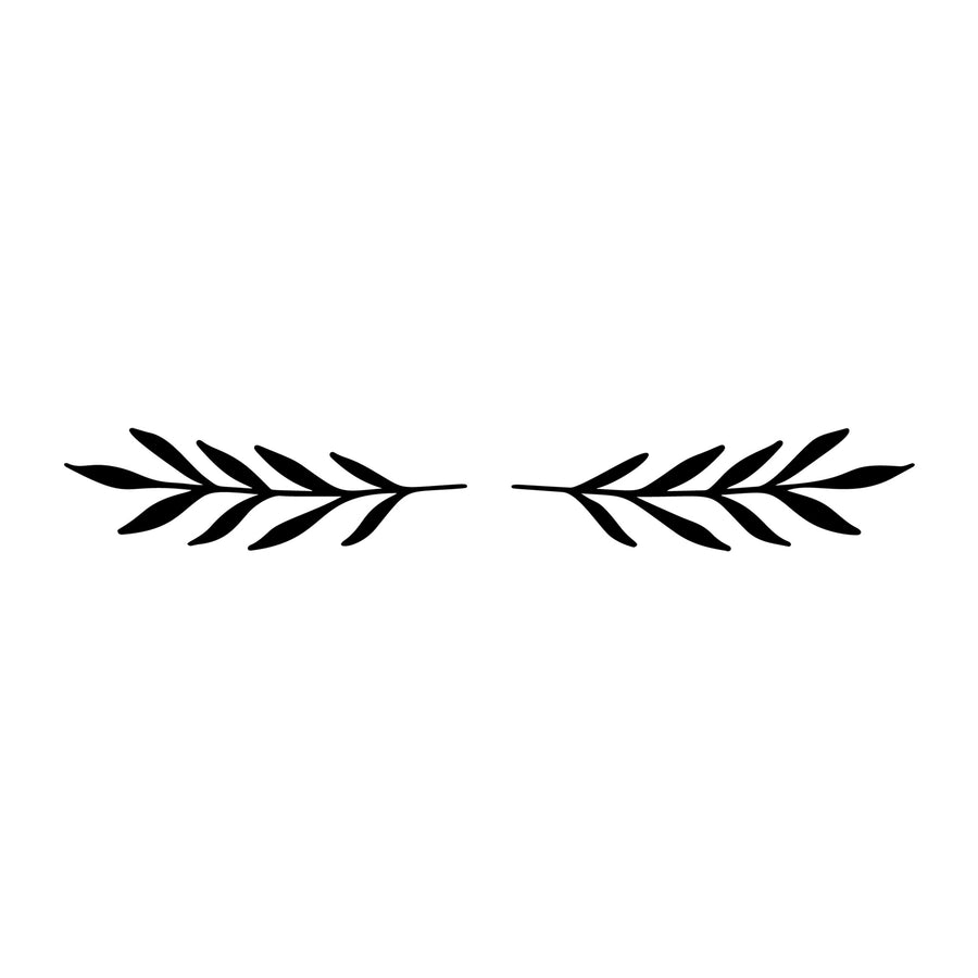 Floral Divider SVG design element for Cricut, Silhouette, laser cutting, vinyl, sublimation, and craft projects.