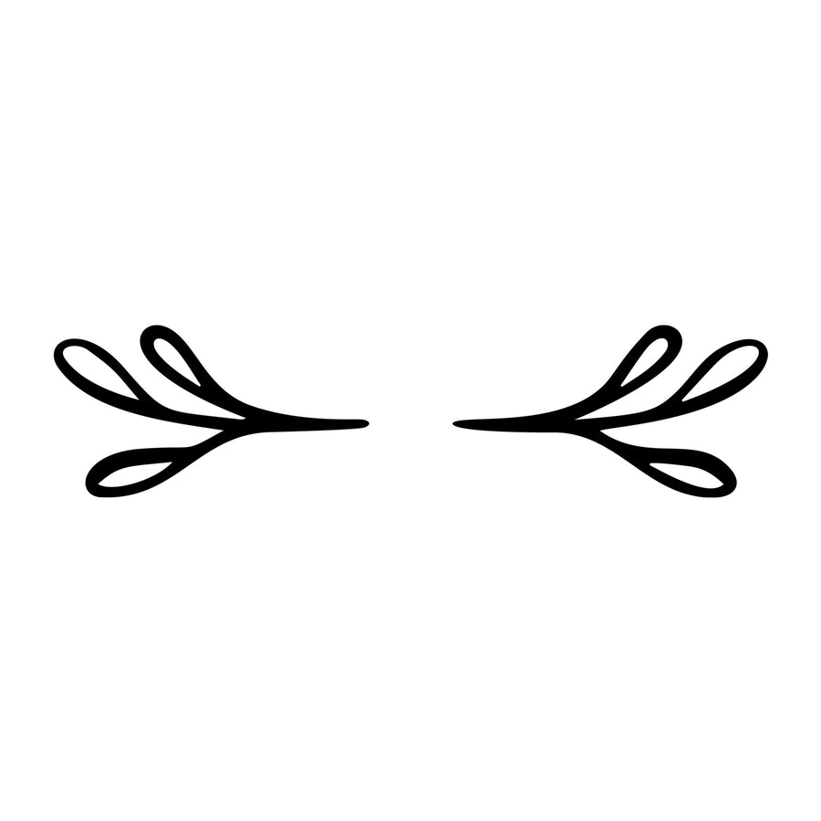 Floral Divider SVG design element for Cricut, Silhouette, laser cutting, vinyl, sublimation, and craft projects.