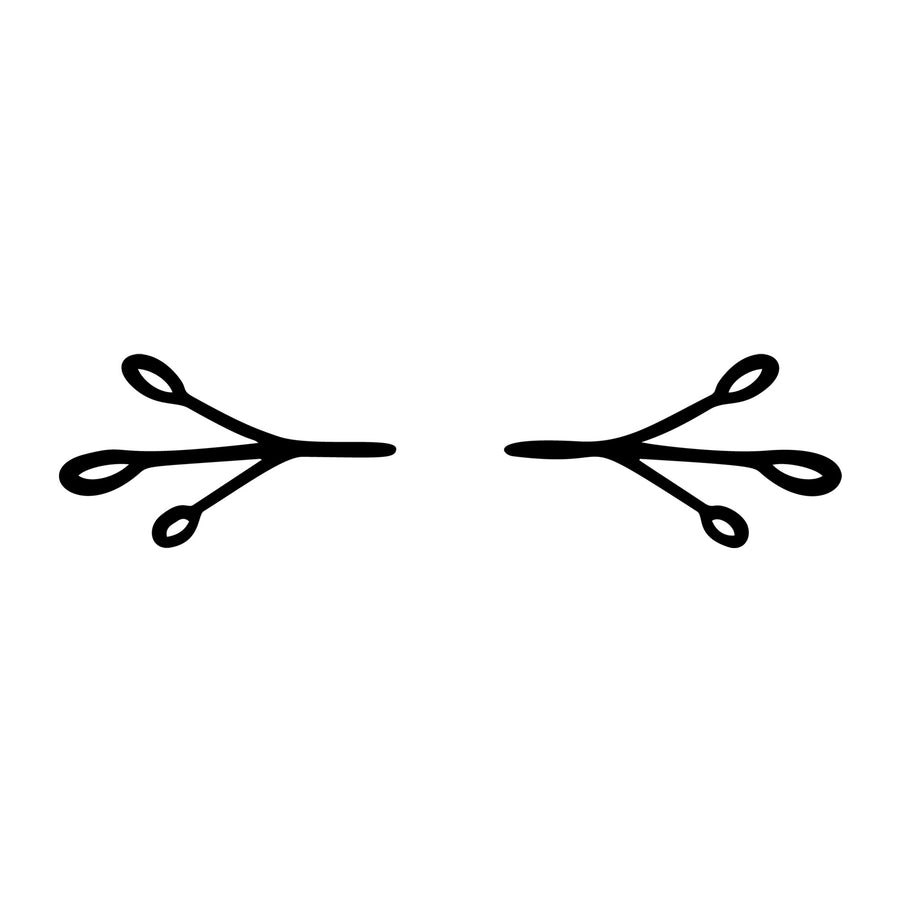 Floral Divider SVG design element for Cricut, Silhouette, laser cutting, vinyl, sublimation, and craft projects.