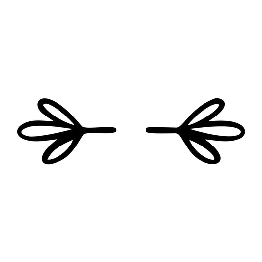 Floral Divider SVG design element for Cricut, Silhouette, laser cutting, vinyl, sublimation, and craft projects.