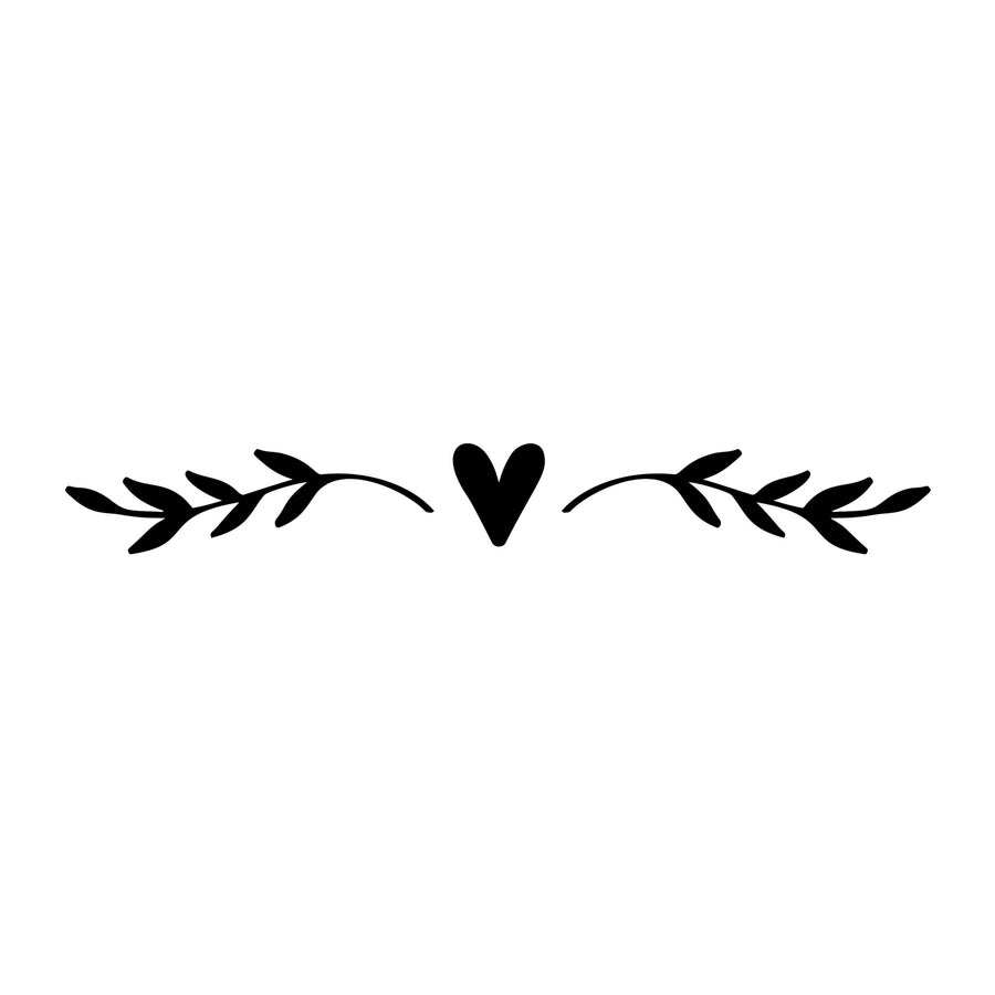 Floral Divider SVG design element for Cricut, Silhouette, laser cutting, vinyl, sublimation, and craft projects.