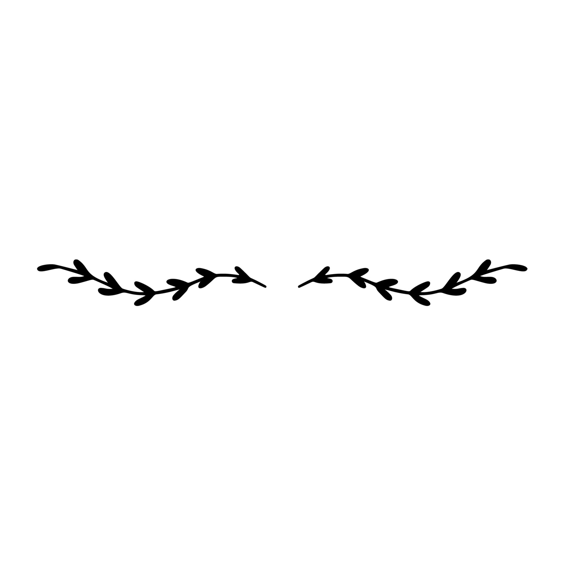 Floral Divider SVG design element for Cricut, Silhouette, laser cutting, vinyl, sublimation, and craft projects.
