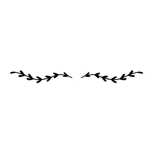 Floral Divider SVG design element for Cricut, Silhouette, laser cutting, vinyl, sublimation, and craft projects.