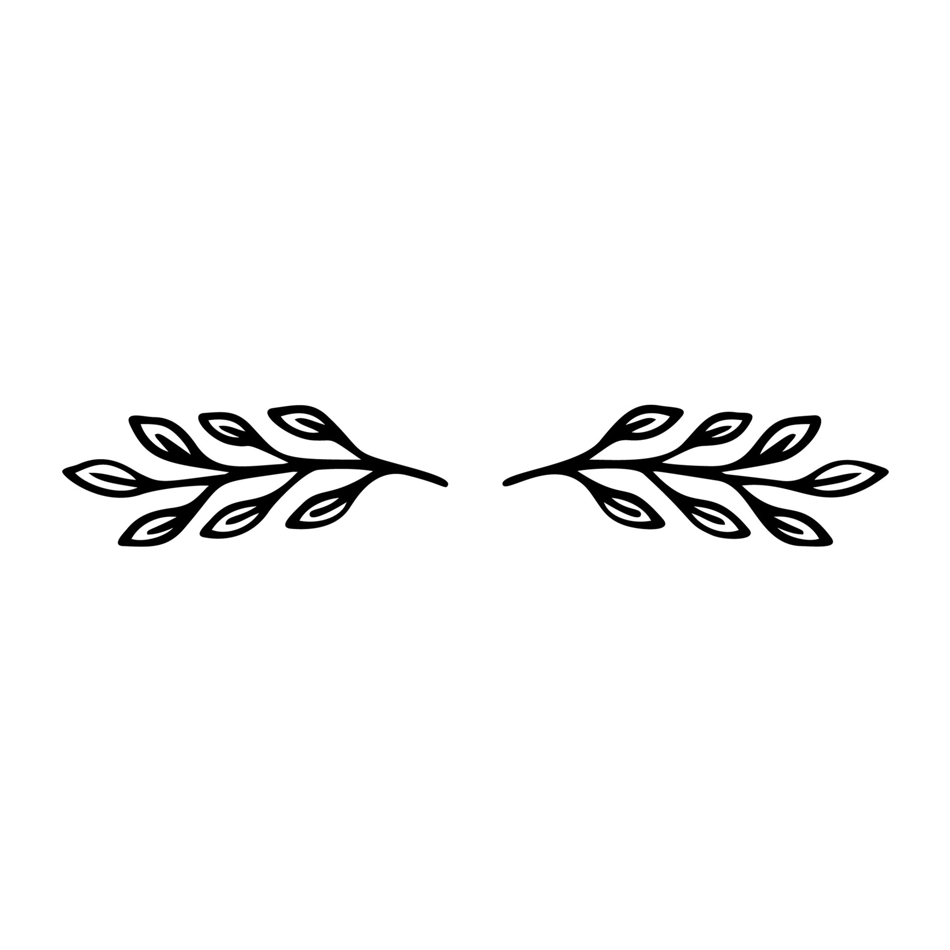 Floral Divider SVG design element for Cricut, Silhouette, laser cutting, vinyl, sublimation, and craft projects.