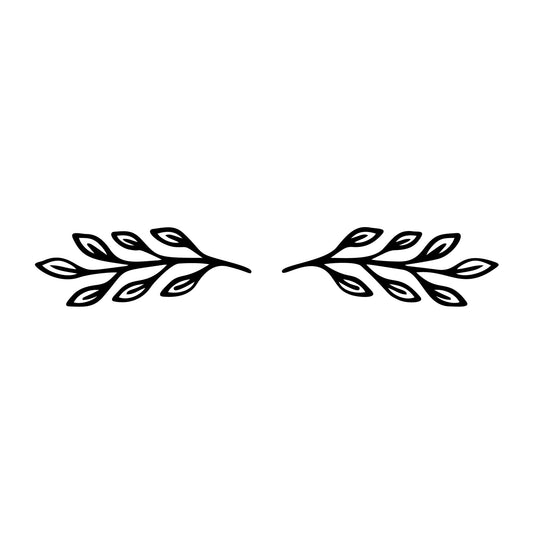 Floral Divider SVG design element for Cricut, Silhouette, laser cutting, vinyl, sublimation, and craft projects.