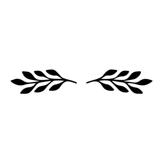 Floral Divider SVG design element for Cricut, Silhouette, laser cutting, vinyl, sublimation, and craft projects.