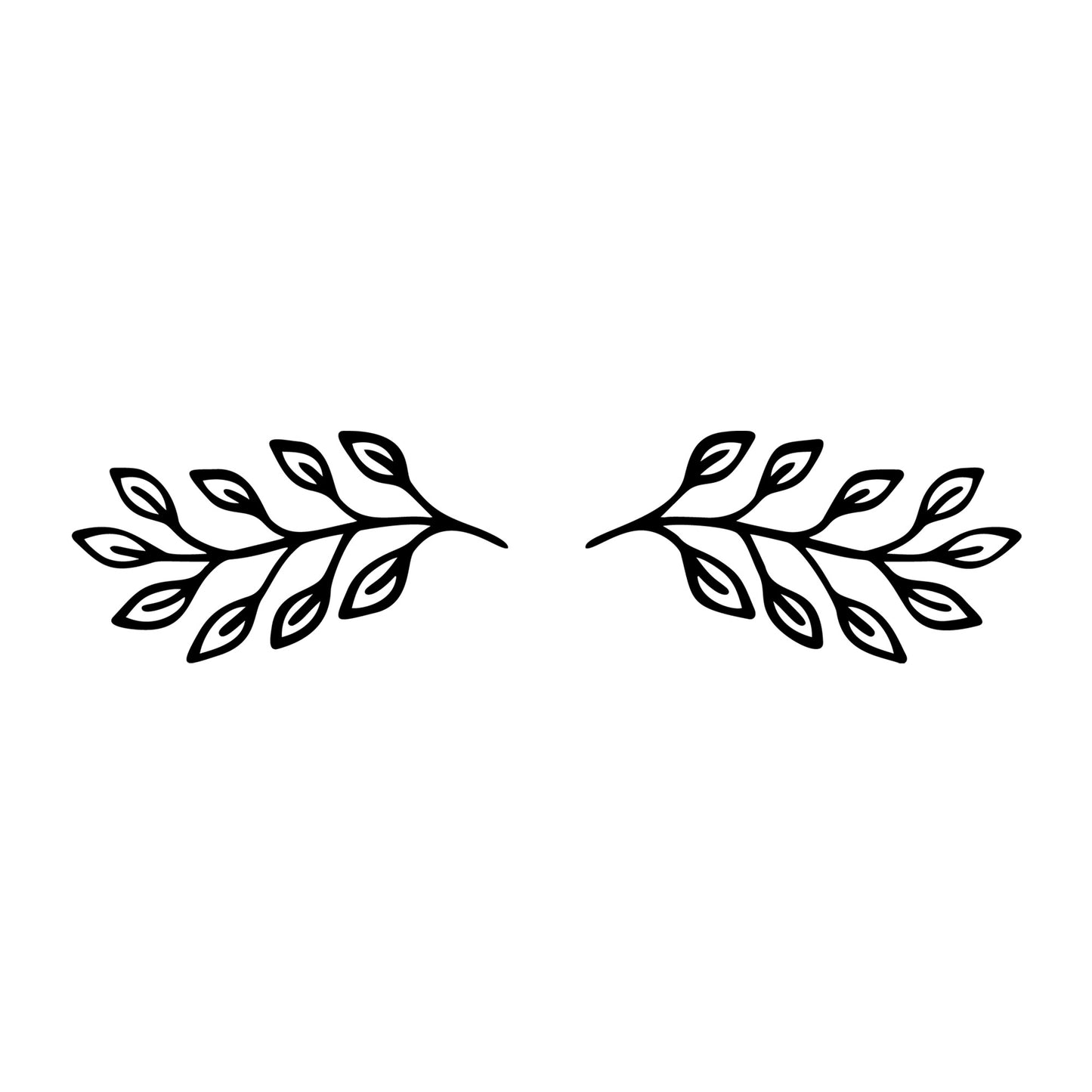 Floral Divider SVG design element for Cricut, Silhouette, laser cutting, vinyl, sublimation, and craft projects.
