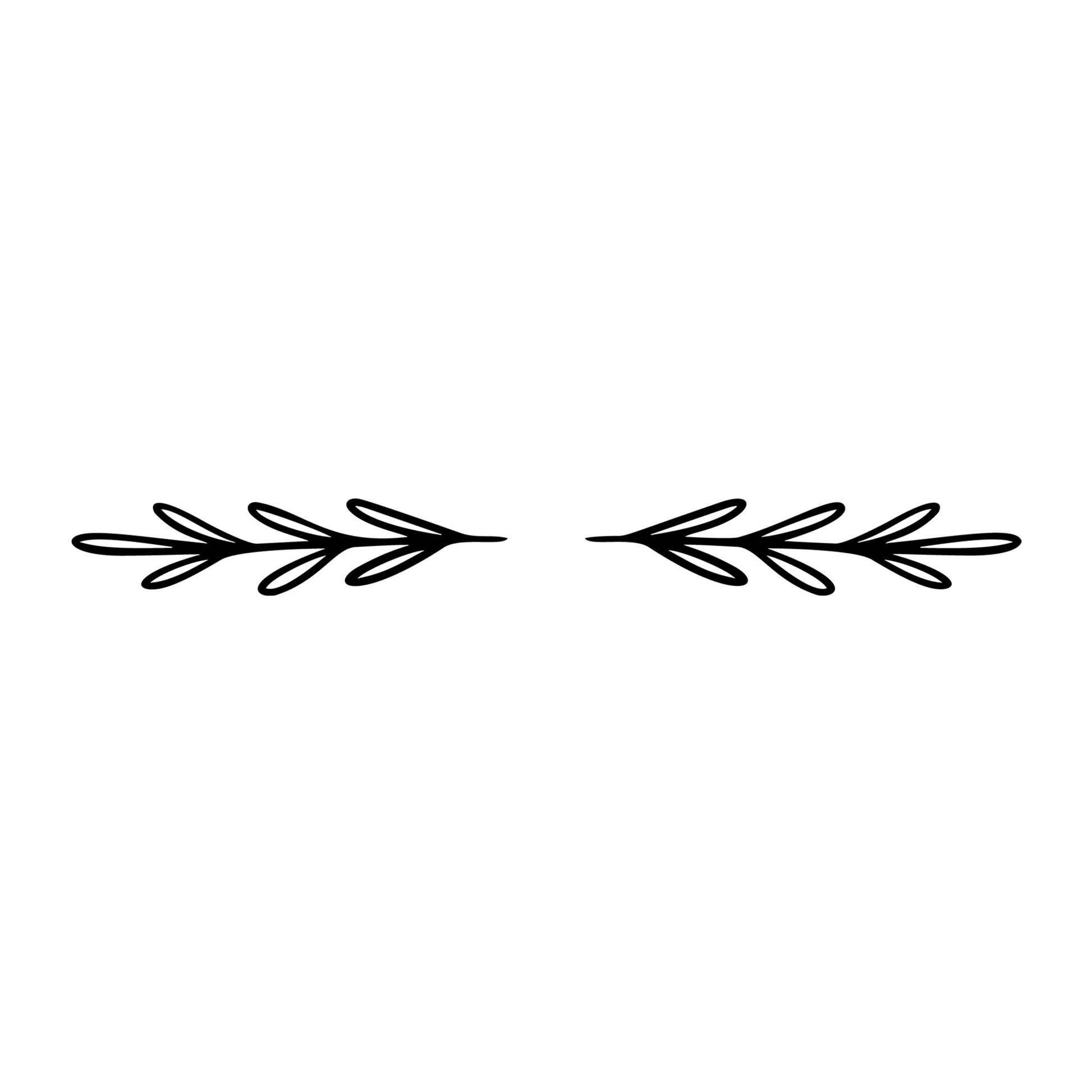 Floral Divider SVG design element for Cricut, Silhouette, laser cutting, vinyl, sublimation, and craft projects.