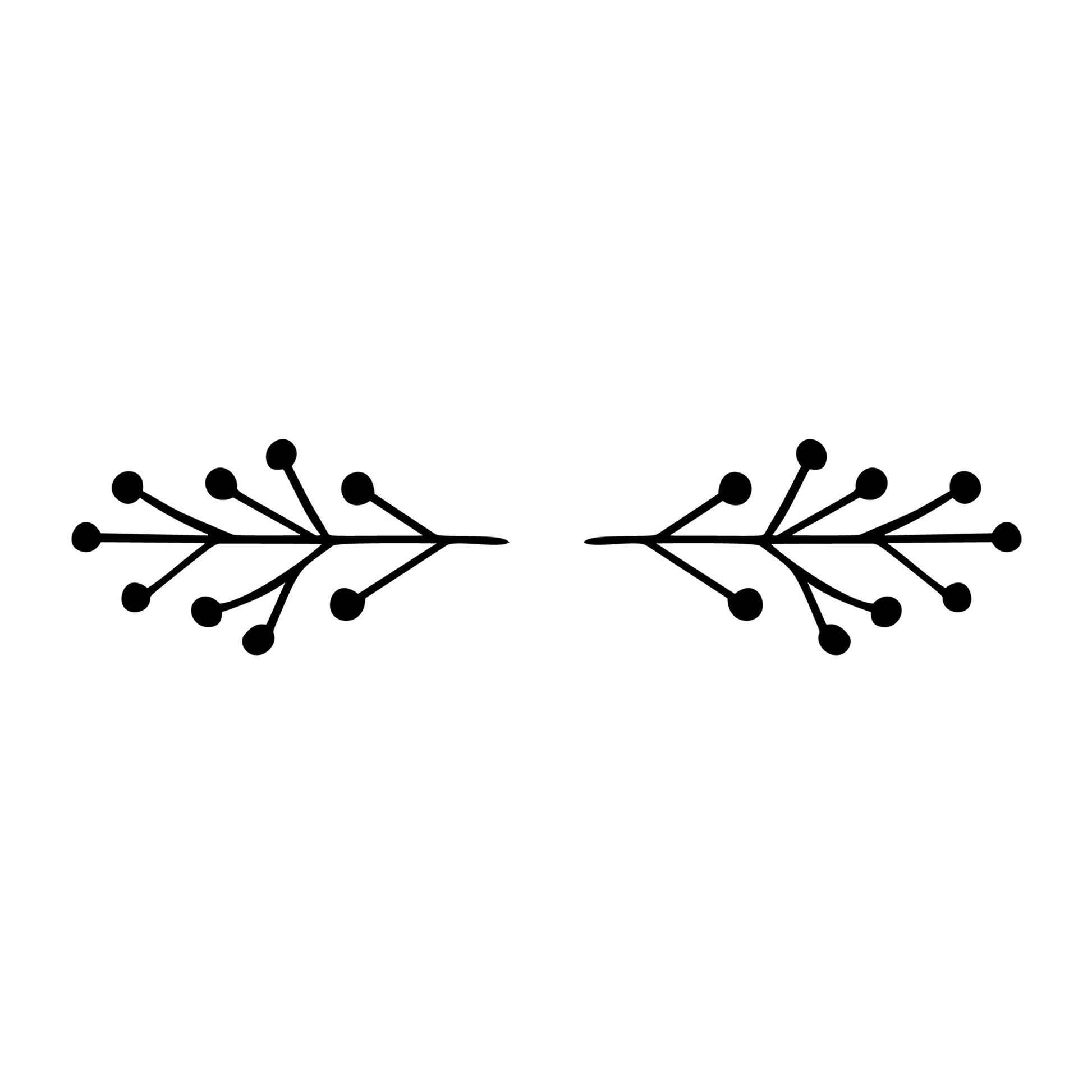 Floral Divider SVG design element for Cricut, Silhouette, laser cutting, vinyl, sublimation, and craft projects.