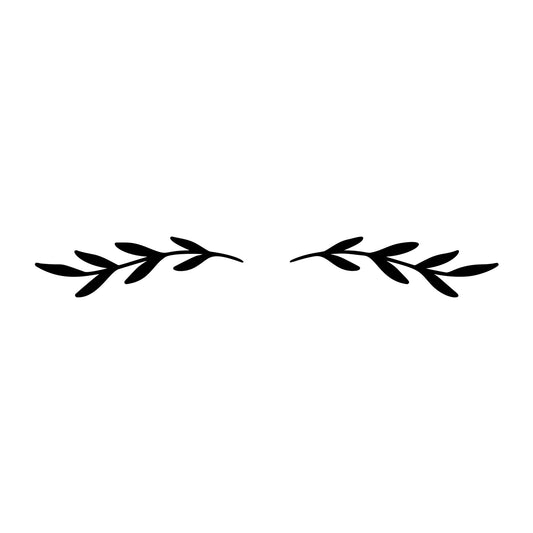 Floral Divider SVG design element for Cricut, Silhouette, laser cutting, vinyl, sublimation, and craft projects.