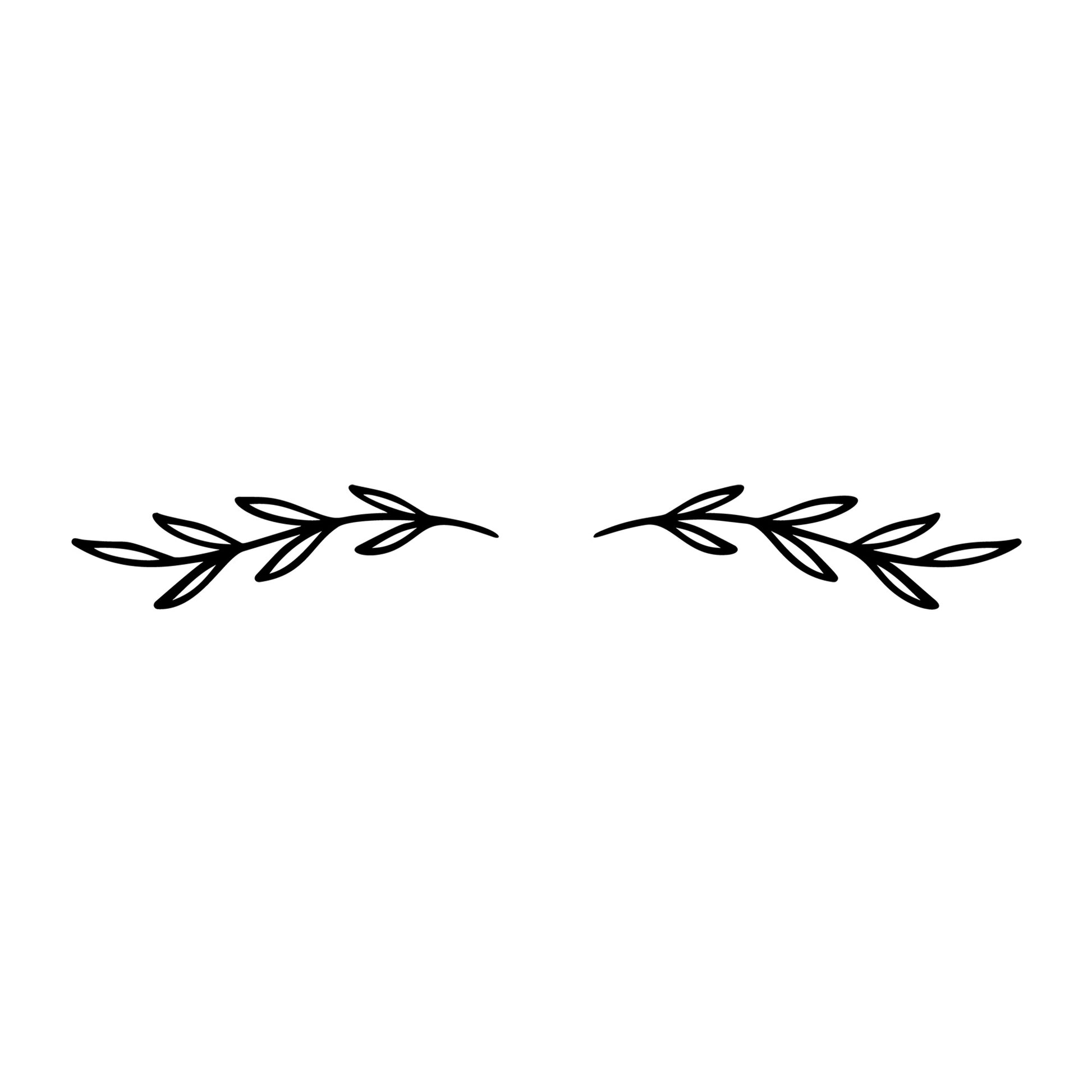 Floral Divider SVG design element for Cricut, Silhouette, laser cutting, vinyl, sublimation, and craft projects.
