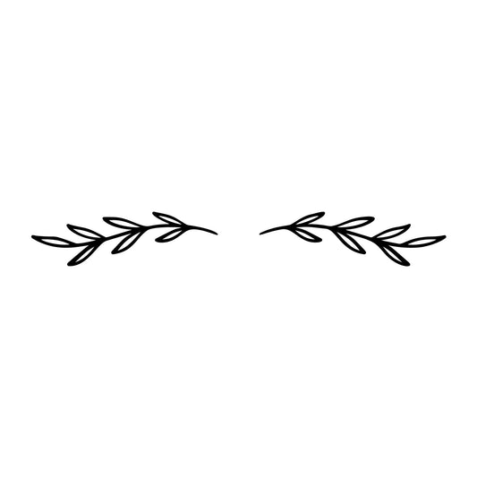 Floral Divider SVG design element for Cricut, Silhouette, laser cutting, vinyl, sublimation, and craft projects.