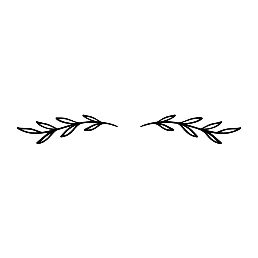 Floral Divider SVG design element for Cricut, Silhouette, laser cutting, vinyl, sublimation, and craft projects.