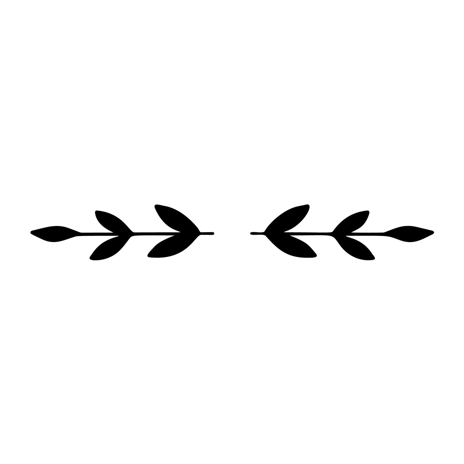 Floral Divider SVG design element for Cricut, Silhouette, laser cutting, vinyl, sublimation, and craft projects.