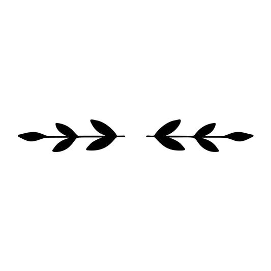 Floral Divider SVG design element for Cricut, Silhouette, laser cutting, vinyl, sublimation, and craft projects.