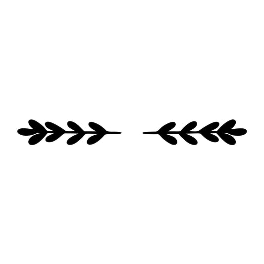 Floral Divider SVG design element for Cricut, Silhouette, laser cutting, vinyl, sublimation, and craft projects.