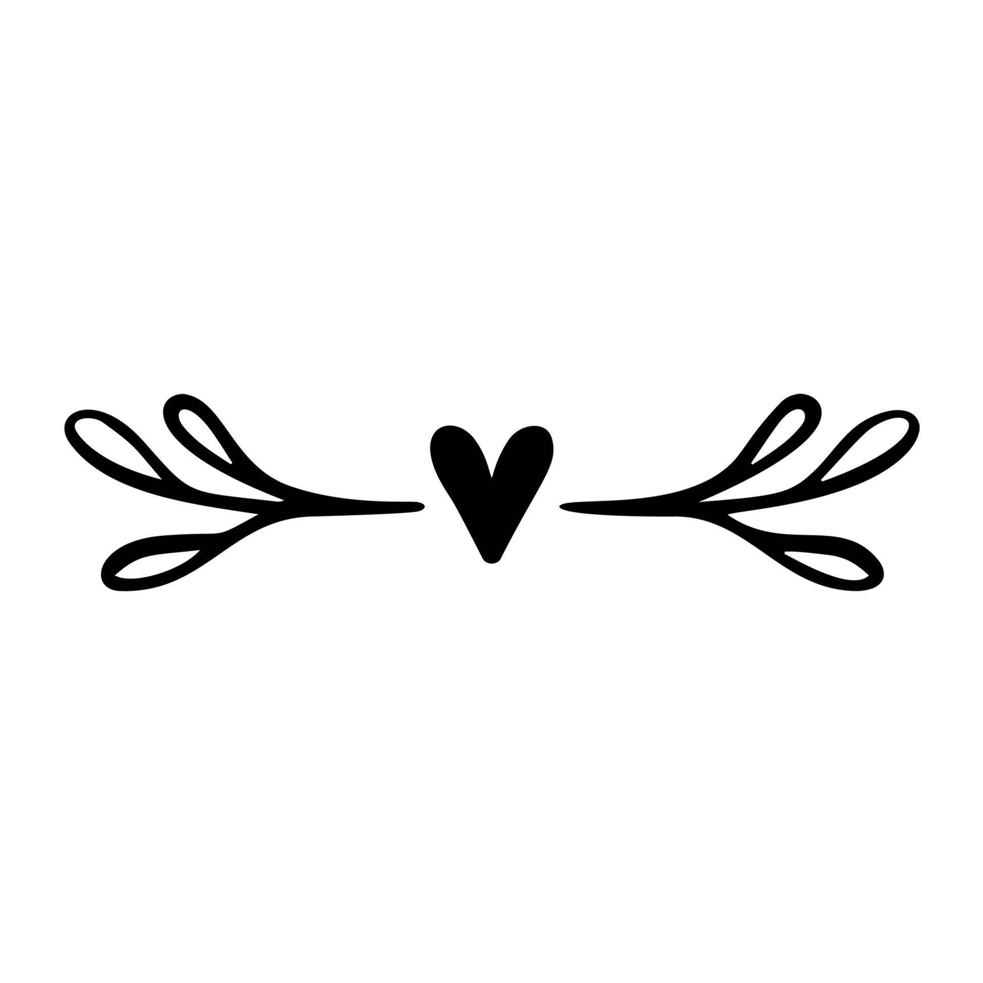 Floral Divider SVG design element for Cricut, Silhouette, laser cutting, vinyl, sublimation, and craft projects.