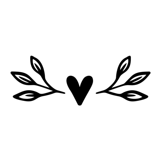 Floral Divider SVG design element for Cricut, Silhouette, laser cutting, vinyl, sublimation, and craft projects.
