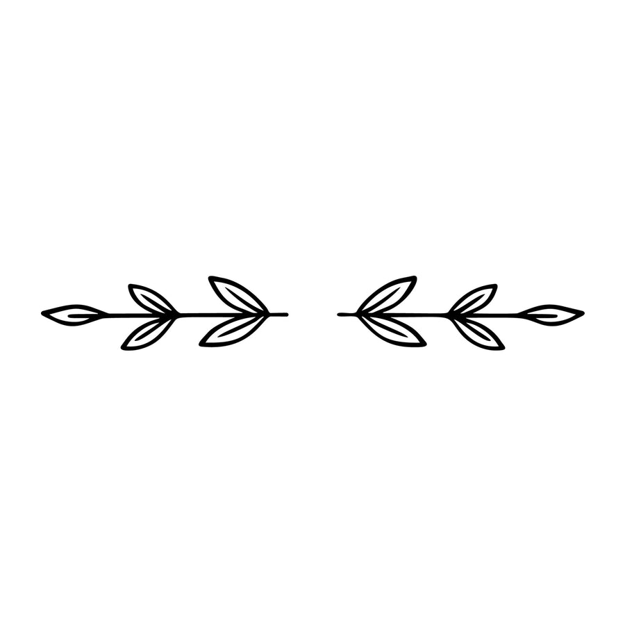 Floral Divider SVG design element for Cricut, Silhouette, laser cutting, vinyl, sublimation, and craft projects.