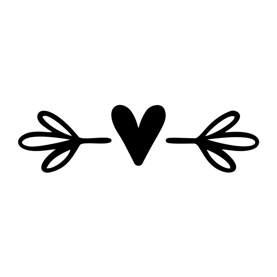 Floral Divider SVG design element for Cricut, Silhouette, laser cutting, vinyl, sublimation, and craft projects.